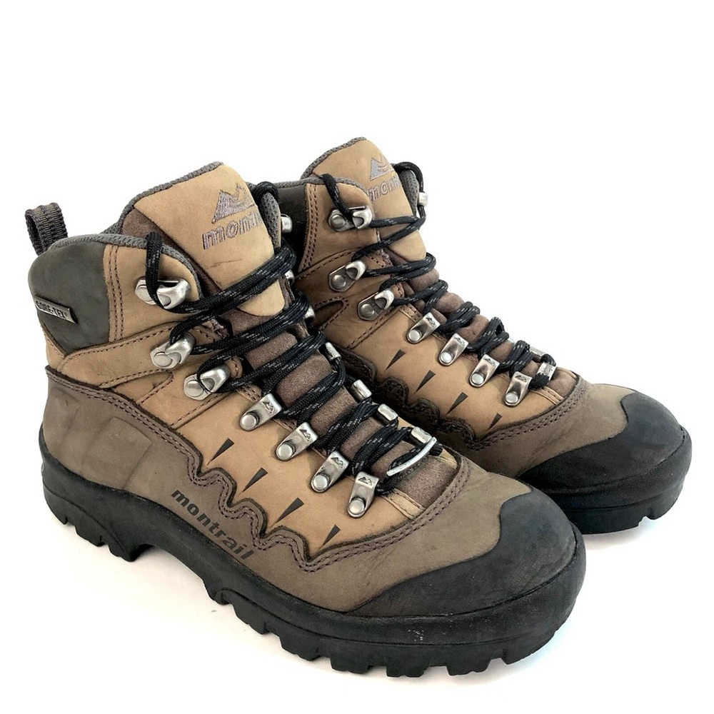 Montrail Women's Lace Up Hiking Boots - Brown and Black